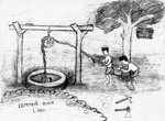 Zakari’s drawing of a Well