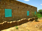 Shutters at the back painted Shutters at the back painted
