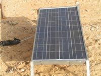 The solar panel The solar panel