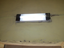 Light connected to solar panel Light connected to solar panel
