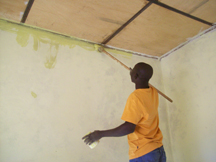 Painting the walls Painting the walls