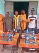 The sewing machines arrive in T&eacute;r&eacute;li 