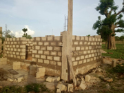 The start of the building The start of the building