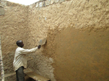 Work starts on inside walls Work starts on inside walls