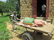 Cement arriving