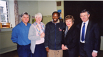 People from the Methodist Church meet Sekou People from the Methodist Church meet Sekou