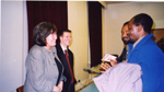 Meeting the Sectretary of State for International Development, Clare Short and MP Chris Leslie Meeting the Sectretary of State for International Development, Clare Short and MP Chris Leslie